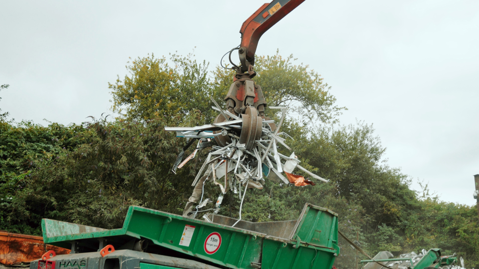 Clean copper scrap metal ready for sale in Birmingham