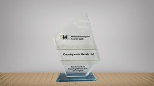 Countrywide Metals wins Best Scrap Metal Recycling Service 2025 – Birmingham at Midlands Enterprise Awards