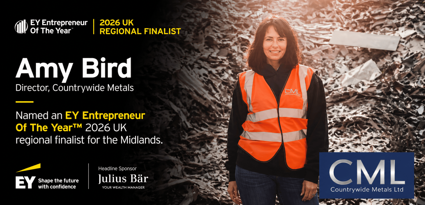 Amy Bird Named EY Entrepreneur Of The Year™ 2026 UK Regional Finalist