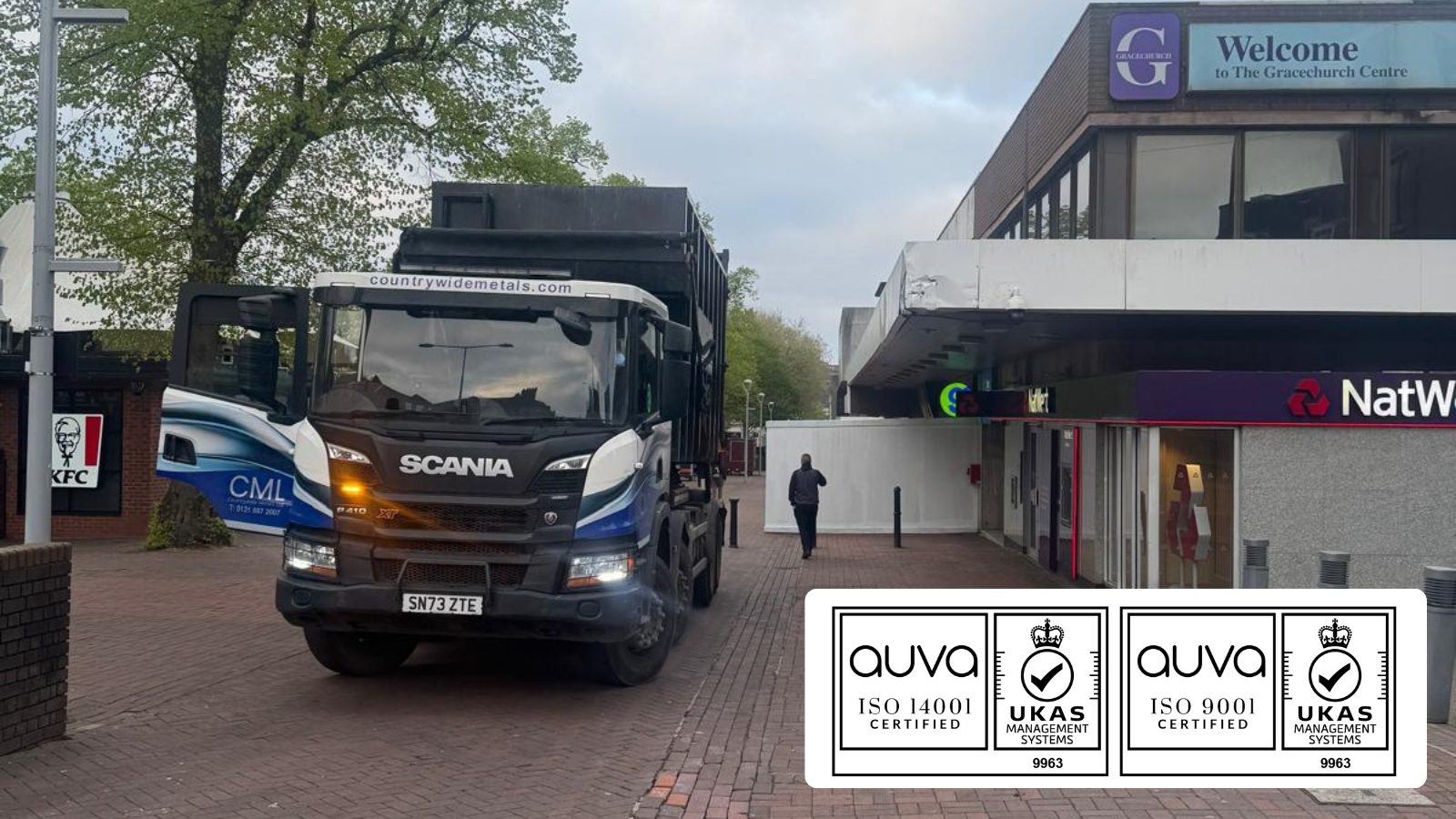 Countrywide Metals providing ISO-certified metal recycling services in Birmingham